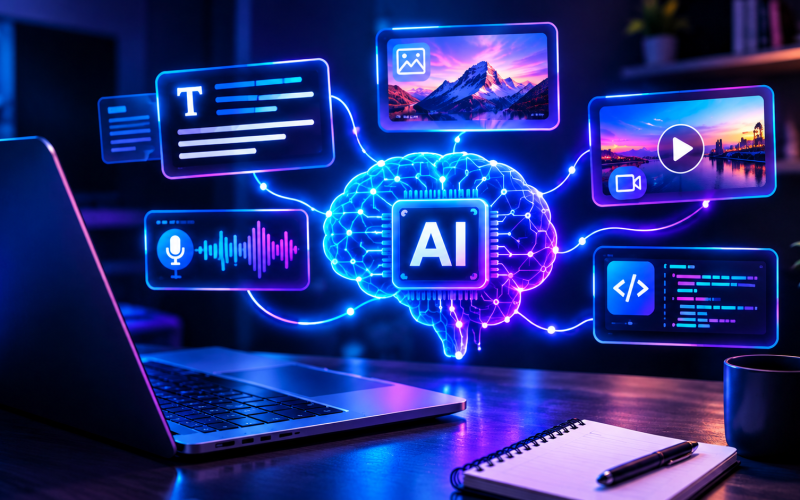 What Is Generative AI? A Beginner’s Guide to How AI Creates Content